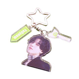 Maxbell Acrylic Keychain Portable Versatile Adorable Keyring for Women Birthday Gift Style D