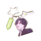 Maxbell Acrylic Keychain Portable Versatile Adorable Keyring for Women Birthday Gift Style D