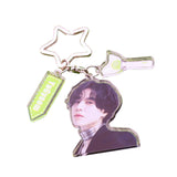Maxbell Acrylic Keychain Portable Versatile Adorable Keyring for Women Birthday Gift Style D