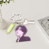 Maxbell Acrylic Keychain Portable Versatile Adorable Keyring for Women Birthday Gift Style D