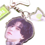 Maxbell Acrylic Keychain Portable Versatile Adorable Keyring for Women Birthday Gift Style D