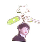 Maxbell Acrylic Keychain Portable Versatile Adorable Keyring for Women Birthday Gift Style E
