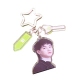 Maxbell Acrylic Keychain Portable Versatile Adorable Keyring for Women Birthday Gift Style E