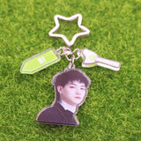 Maxbell Acrylic Keychain Portable Versatile Adorable Keyring for Women Birthday Gift Style E
