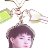 Maxbell Acrylic Keychain Portable Versatile Adorable Keyring for Women Birthday Gift Style E