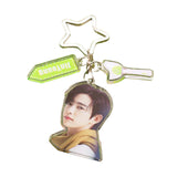 Maxbell Acrylic Keychain Portable Versatile Adorable Keyring for Women Birthday Gift Style F