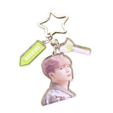 Maxbell Acrylic Keychain Portable Versatile Adorable Keyring for Women Birthday Gift Style G