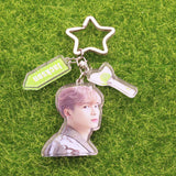 Maxbell Acrylic Keychain Portable Versatile Adorable Keyring for Women Birthday Gift Style G