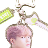 Maxbell Acrylic Keychain Portable Versatile Adorable Keyring for Women Birthday Gift Style G