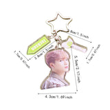 Maxbell Acrylic Keychain Portable Versatile Adorable Keyring for Women Birthday Gift Style G