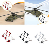Maxbell RC Helicopter Swashplate Set Easy Installed RC Aircraft Accessories for K170 Red
