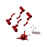 Maxbell RC Helicopter Swashplate Set Easy Installed RC Aircraft Accessories for K170 Red