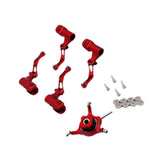 Maxbell RC Helicopter Swashplate Set Easy Installed RC Aircraft Accessories for K170 Red