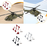Maxbell RC Helicopter Swashplate Set Easy Installed RC Aircraft Accessories for K170 Red