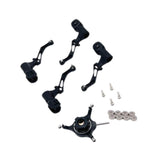 Maxbell RC Helicopter Swashplate Set Easy Installed RC Aircraft Accessories for K170 Black
