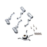 Maxbell RC Helicopter Swashplate Set Easy Installed RC Aircraft Accessories for K170 Silver