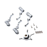 Maxbell RC Helicopter Swashplate Set Easy Installed RC Aircraft Accessories for K170 Silver