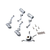 Maxbell RC Helicopter Swashplate Set Easy Installed RC Aircraft Accessories for K170 Silver