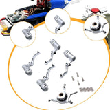 Maxbell RC Helicopter Swashplate Set Easy Installed RC Aircraft Accessories for K170 Silver