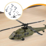 Maxbell RC Helicopter Swashplate Set Easy Installed RC Aircraft Accessories for K170 Silver