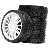 Maxbell 4x RC Wheels and Tires RC Accessory RC Crawler Car Tires DIY 1/7 1/8 RC Car