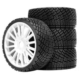 Maxbell 4x RC Wheels and Tires RC Accessory RC Crawler Car Tires DIY 1/7 1/8 RC Car