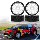 Maxbell 4x RC Wheels and Tires RC Accessory RC Crawler Car Tires DIY 1/7 1/8 RC Car
