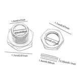 Maxbell 4 Pieces RC Hex Hubs RC Crawler 17mm Spare Parts Accessory Wheel Hex Adapter Black