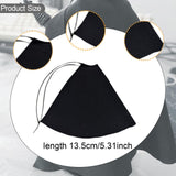 Maxbell 1:12 Scale Action Figure Cape Costume Action Figure Clothes for 6inch Figure black