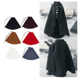 Maxbell 1:12 Scale Action Figure Cape Costume Action Figure Clothes for 6inch Figure black