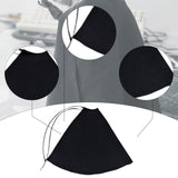 Maxbell 1:12 Scale Action Figure Cape Costume Action Figure Clothes for 6inch Figure black