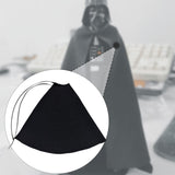 Maxbell 1:12 Scale Action Figure Cape Costume Action Figure Clothes for 6inch Figure black