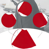 Maxbell 1:12 Scale Action Figure Cape Costume Action Figure Clothes for 6inch Figure red
