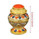 Maxbell Tibetan Bottle Mini Collection Craft for Family Living Room Tabletop Style A