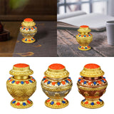 Maxbell Tibetan Bottle Mini Collection Craft for Family Living Room Tabletop Style A