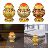 Maxbell Tibetan Bottle Mini Collection Craft for Family Living Room Tabletop Style A