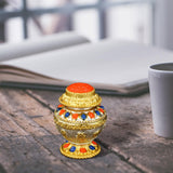 Maxbell Tibetan Bottle Mini Collection Craft for Family Living Room Tabletop Style A