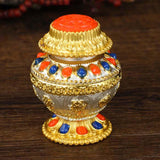 Maxbell Tibetan Bottle Mini Collection Craft for Family Living Room Tabletop Style A
