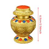 Maxbell Tibetan Bottle Mini Collection Craft for Family Living Room Tabletop Style B