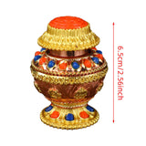 Maxbell Tibetan Bottle Mini Collection Craft for Family Living Room Tabletop Style C