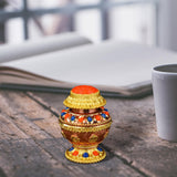 Maxbell Tibetan Bottle Mini Collection Craft for Family Living Room Tabletop Style C