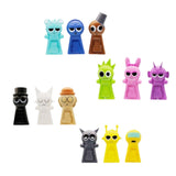 Maxbell 12x Sprunki Figures Set Ornament Party Favors Doll for Friends Adults Family