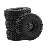 Maxbell 4Pcs 1/10 RC Car Tires Sturdy RC Model Climbing Car Tires DIY Accessory
