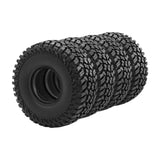 Maxbell 4Pcs 1/10 RC Car Tires Sturdy RC Model Climbing Car Tires DIY Accessory