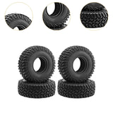 Maxbell 4Pcs 1/10 RC Car Tires Sturdy RC Model Climbing Car Tires DIY Accessory