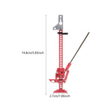 Maxbell 1:10 Scale Slideable Jack Decoration RC Vehicle Part for RC Rock Crawler Car Red