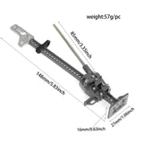 Maxbell 1:10 Scale Slideable Jack Decoration RC Vehicle Part for RC Rock Crawler Car Gray