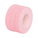 Maxbell 3 Pieces Guitar Finger Wraps Tape Accessories Sturdy Breathable Professional pink color