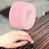 Maxbell 3 Pieces Guitar Finger Wraps Tape Accessories Sturdy Breathable Professional pink color