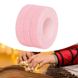 Maxbell 3 Pieces Guitar Finger Wraps Tape Accessories Sturdy Breathable Professional pink color